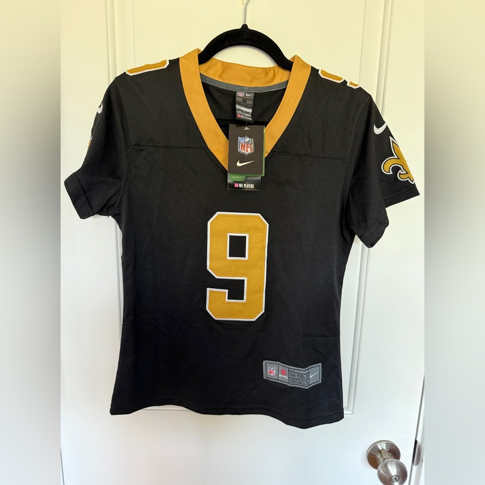 ⚜️NWT Nike Onfield NFL New Orleans Saints Drew‎ Brees #9 Jersey Size Small ⚜️